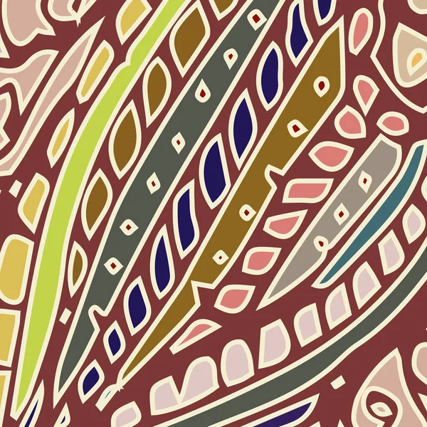 Zentangle arka plan çok renkli kaos seamless modeli örgü