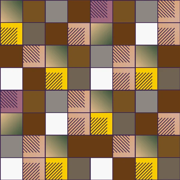 Modèle Abstrait Géométrique Coloré Sans Couture Illustration Vectorielle — Image vectorielle