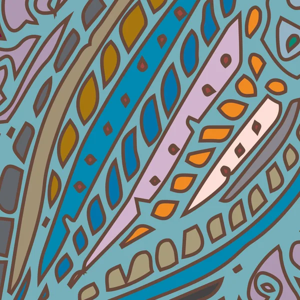 Zentangle arka plan çok renkli kaos seamless modeli örgü