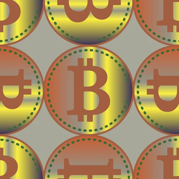 bitcoins parlak parlak pahalı sikkeleri ile Seamless modeli 