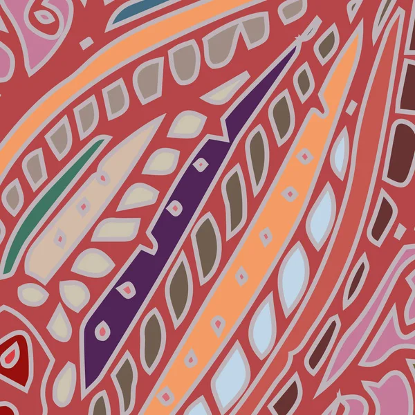 Zentangle arka plan çok renkli kaos seamless modeli örgü