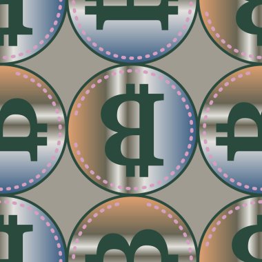 bitcoins parlak parlak pahalı sikkeleri ile Seamless modeli 