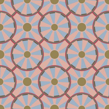 soyut geometrik renk desenli vektör çizimi