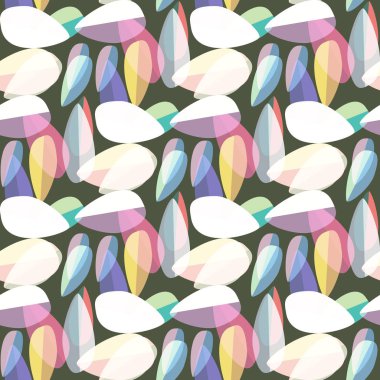 Renkli soyut geometrik Dikişsiz desen arka planı için