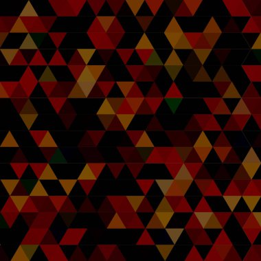 Sorunsuz üçgenler desen. Arka plan ile renkli geometrik şekiller. Vektör