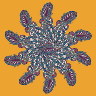 Stil zentangle yeni simetrik mandala doodle ile sanat esin kaynağı oldu. Duvar kağıdı, desen dolgularını, web sayfaları, yüzey dokuları için dekoratif nesne-ebilmek var olmak kullanılmış.