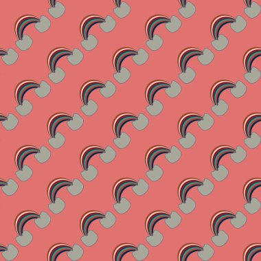 Gökkuşağı seamless modeli. Gökkuşağı Dizayn Tekstil, iç tasarım, keten, vb için. Şirin soyut çocuklar arka plan.