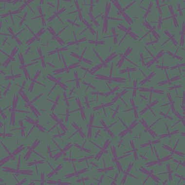 Dekoratif renkli seamless modeli ile şirin yusufçuk