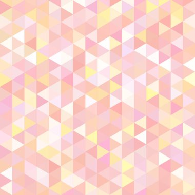 Sorunsuz üçgenler desen. Arka plan ile renkli geometrik şekiller. Vektör