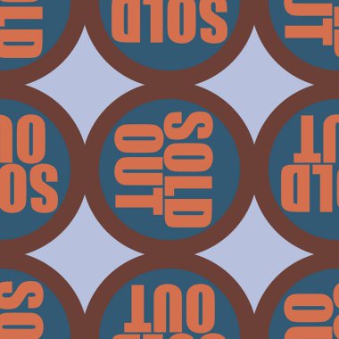 Dikişsiz desen, vektör çizim sattı