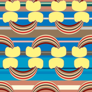 Gökkuşağı seamless modeli. Gökkuşağı Dizayn Tekstil, iç tasarım, keten, vb için. Şirin soyut çocuklar arka plan.