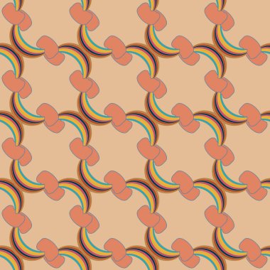 Gökkuşağı seamless modeli. Gökkuşağı Dizayn Tekstil, iç tasarım, keten, vb için. Şirin soyut çocuklar arka plan.