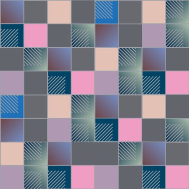 soyut geometrik renkli seamless modeli. vektör çizim