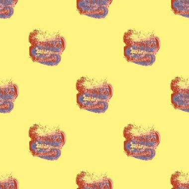 Suluboya soyut lekesi seamless modeli