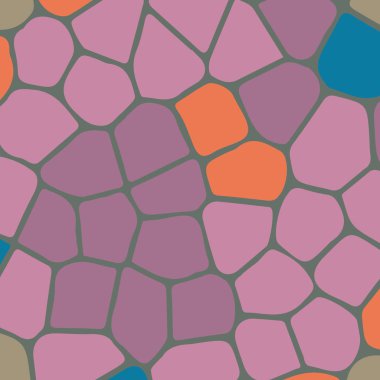 soyut renkli mozaik seamless modeli