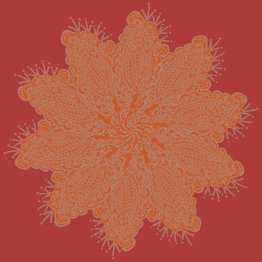 Stil zentangle yeni simetrik mandala doodle ile sanat esin kaynağı oldu. Duvar kağıdı, desen dolgularını, web sayfaları, yüzey dokuları için dekoratif nesne-ebilmek var olmak kullanılmış.