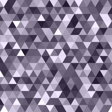 Sorunsuz üçgenler desen. Arka plan ile renkli geometrik şekiller. Vektör