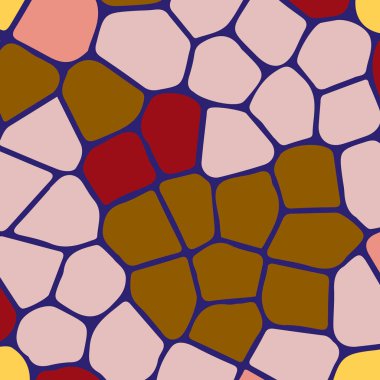 soyut renkli mozaik seamless modeli