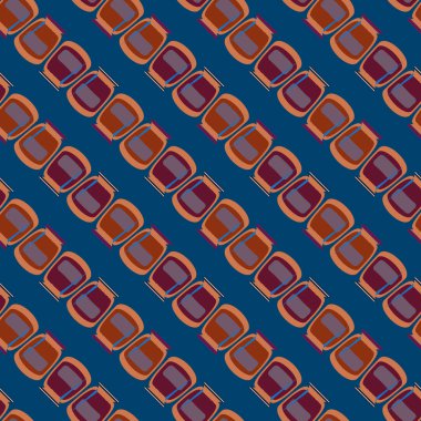 simetrik soyut desen, vektör çizim oluşturma 