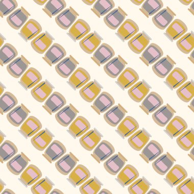 simetrik soyut desen, vektör çizim oluşturma 