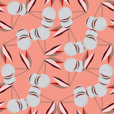 Kiraz için arka plan ile renkli seamless modeli. 