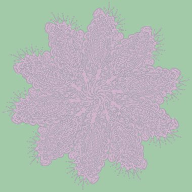 Stil zentangle yeni simetrik mandala doodle ile sanat esin kaynağı oldu. Duvar kağıdı, desen dolgularını, web sayfaları, yüzey dokuları için dekoratif nesne-ebilmek var olmak kullanılmış.