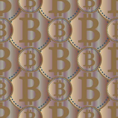 bitcoins parlak parlak pahalı sikkeleri ile Seamless modeli 