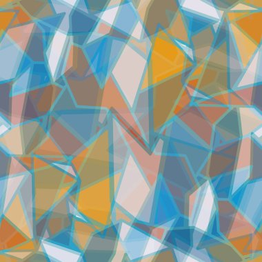 soyut geometrik renkli Dikişsiz desen arka plan için vektör çizim