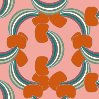 Gökkuşağı seamless modeli. Gökkuşağı Dizayn Tekstil, iç tasarım, keten, vb için. Şirin soyut çocuklar arka plan.