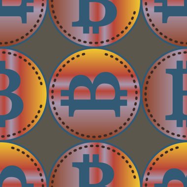 bitcoins parlak parlak pahalı sikkeleri ile Seamless modeli 