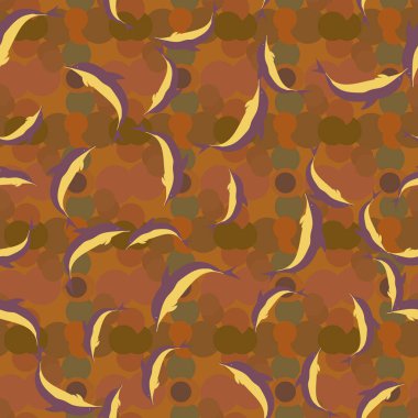 Renkli yunuslar Dikişsiz desen, çizim