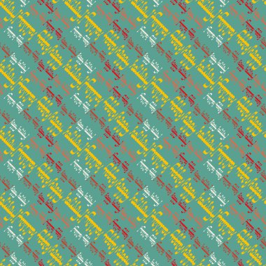 Arapça mutlu tatil çok renkli seamless modeli