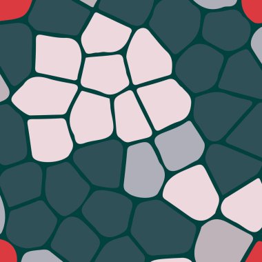 soyut renkli mozaik seamless modeli