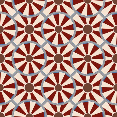 soyut geometrik renk desenli vektör çizimi