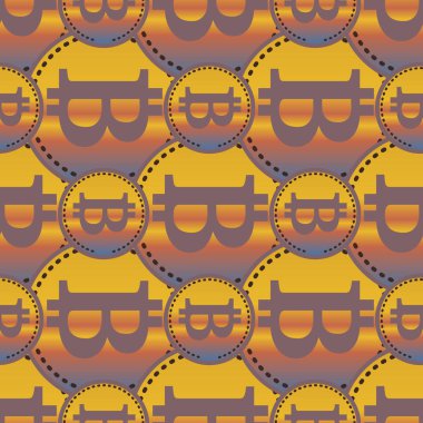 bitcoins parlak parlak pahalı sikkeleri ile Seamless modeli 