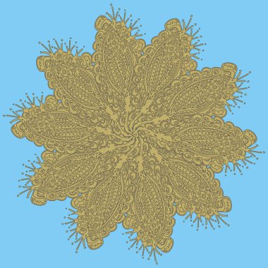 Stil zentangle yeni simetrik mandala doodle ile sanat esin kaynağı oldu. Duvar kağıdı, desen dolgularını, web sayfaları, yüzey dokuları için dekoratif nesne-ebilmek var olmak kullanılmış.