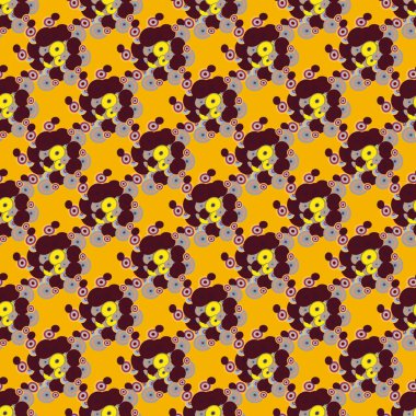 soyut geometrik renkli Dikişsiz desen arka plan için vektör çizim