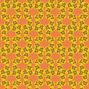 Renkli soyut geometrik Dikişsiz desen arka planı için