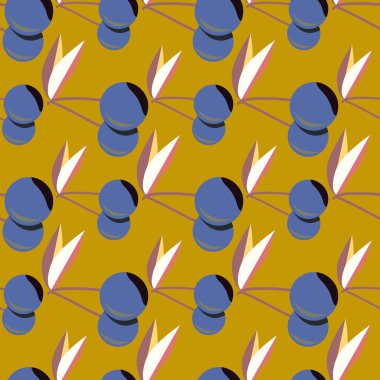 Kiraz için arka plan ile renkli seamless modeli. 