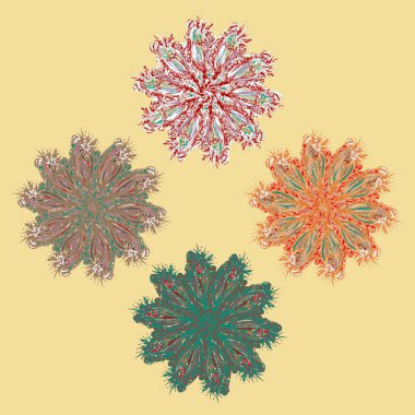 Stil zentangle yeni simetrik mandala doodle ile sanat esin kaynağı oldu. Duvar kağıdı, desen dolgularını, web sayfaları, yüzey dokuları için dekoratif nesne-ebilmek var olmak kullanılmış.