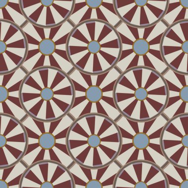 soyut geometrik renk desenli vektör çizimi