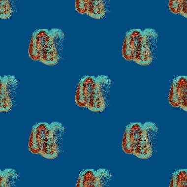 Suluboya soyut lekesi seamless modeli