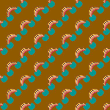 Gökkuşağı seamless modeli. Gökkuşağı Dizayn Tekstil, iç tasarım, keten, vb için. Şirin soyut çocuklar arka plan.