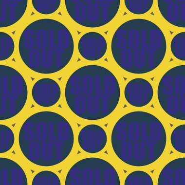 Dikişsiz desen, vektör çizim sattı