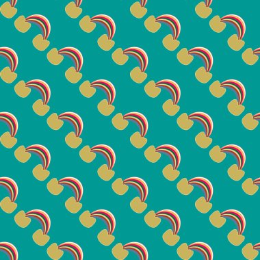 Gökkuşağı seamless modeli. Gökkuşağı Dizayn Tekstil, iç tasarım, keten, vb için. Şirin soyut çocuklar arka plan.