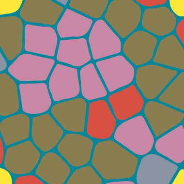 soyut renkli mozaik seamless modeli