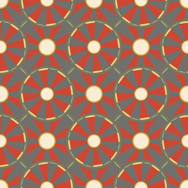 soyut geometrik renk desenli vektör çizimi