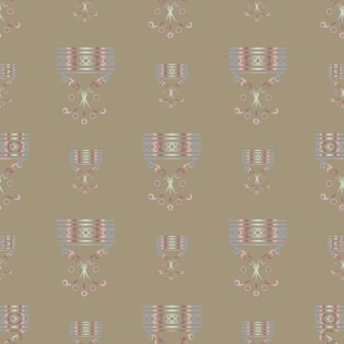 Renkli soyut geometrik Dikişsiz desen arka planı için