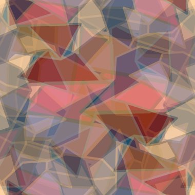 soyut geometrik renkli Dikişsiz desen arka plan için vektör çizim