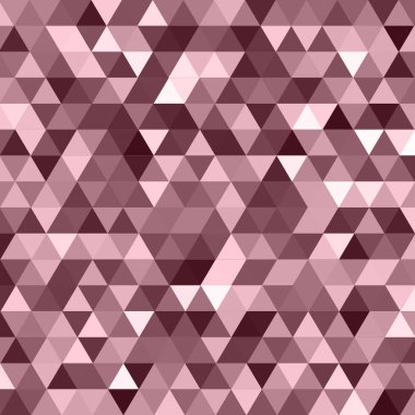 Sorunsuz üçgenler desen. Arka plan ile renkli geometrik şekiller. Vektör